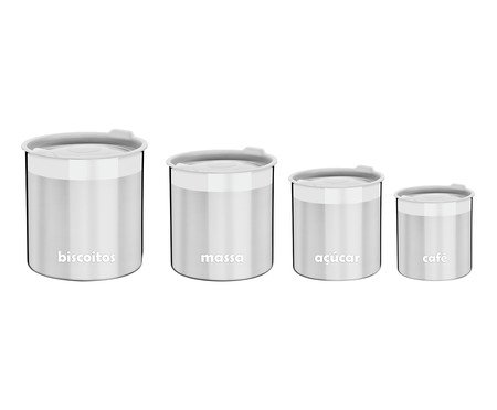 Jogo de Potes em Inox Cucina Fris