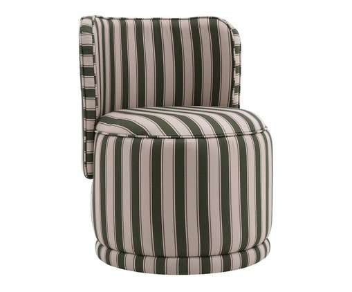 Poltrona Estampada Listras Verde, green | WestwingNow