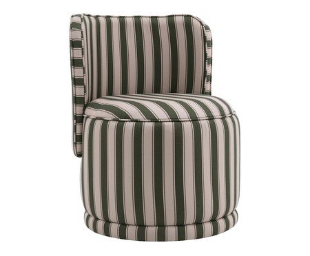 Poltrona Estampada Listras Verde | Westwing