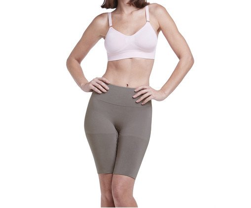 Bermuda Absorvente Ciclista Eucalipto, Cinza | WestwingNow