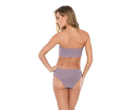 Calcinha Basic Alta Cavada Lilac | Westwing