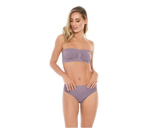 Calcinha Basic Alta Cavada Lilac, Lilás | WestwingNow
