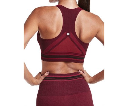 Top Fitness Stripes Nadador Cereja | Westwing