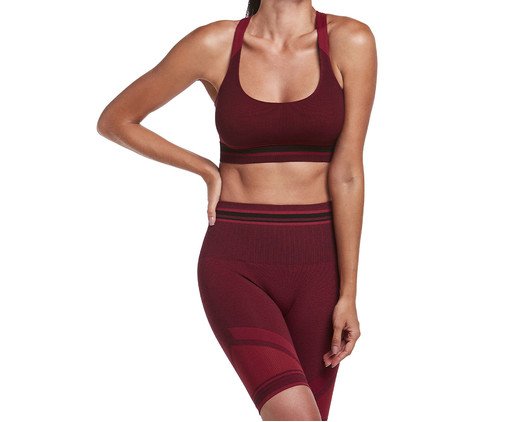 Top Fitness Stripes Nadador Cereja, Colorido | WestwingNow