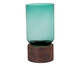 Vaso Mondello Verde Base Madeira, Verde | WestwingNow