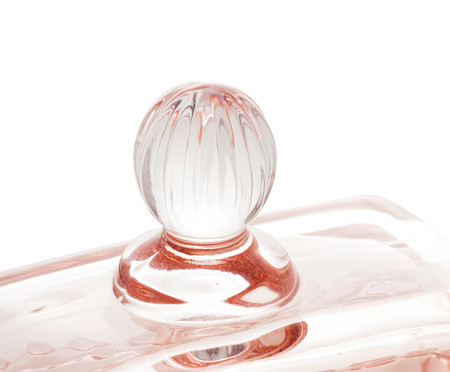 Manteigueira em Cristal Pearl - Rosa | WestwingNow