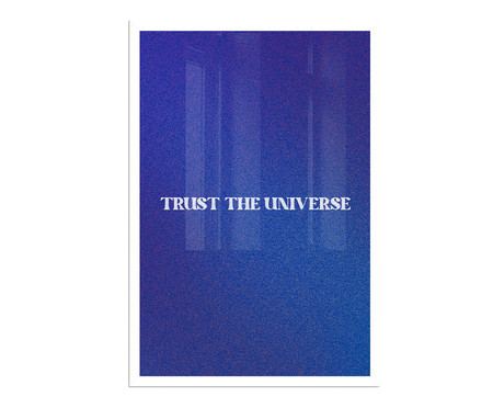 Quadro Trust The Universe A2 com Moldura Branca | WestwingNow