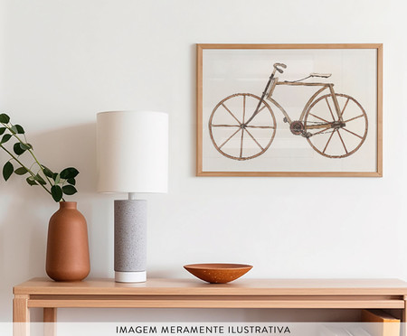 Quadro Bike Vintage A3 com Moldura em Madeira | WestwingNow