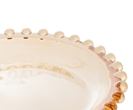 Travessa Oval para Servir em Cristal Pearl - Âmbar | WestwingNow
