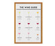 Quadro The Wine Guide A3 com Moldura em Madeira, Colorido | WestwingNow