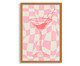 Quadro Dry Martini Pink A2 com Moldura em Madeira, Rosa | WestwingNow