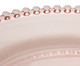 Prato de Sobremesa em Cristal Pearl - Rosa, Rosa | WestwingNow