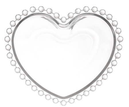 Bowl Coração em Cristal Pearl - Transparente | WestwingNow