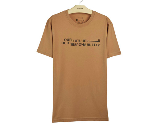 T-Shirt Vint Our Future Our Responsibili, Marrom | WestwingNow