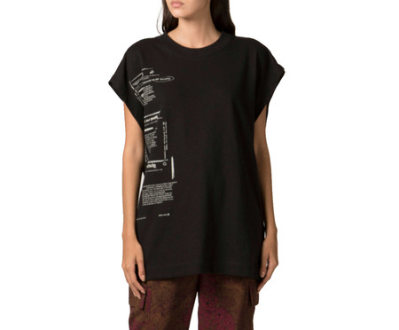 T-Shirt Feminina Bandeiras Preto - M | WestwingNow