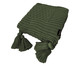 Manta Peseira com Tassel Verde Militar, Verde | WestwingNow