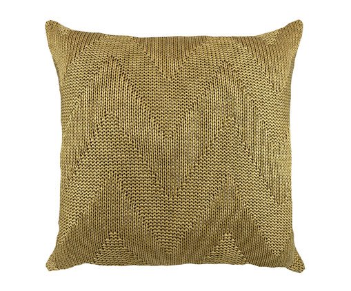 Almofada em Tricô Linho II Dourado, Dourado | WestwingNow