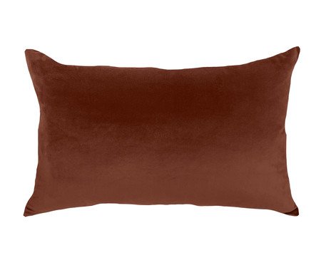 Almofada em Veludo Soft Liso Cobre | Westwing