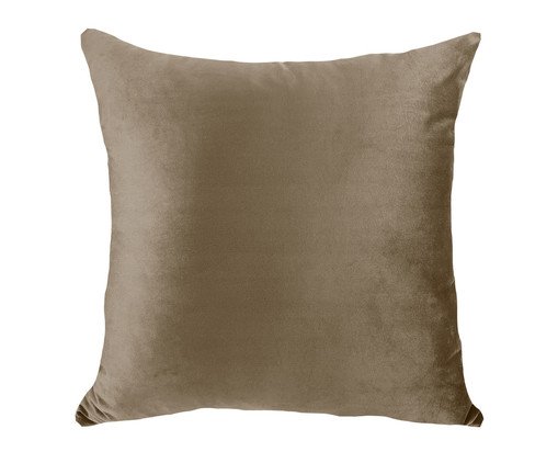 Almofada em Veludo Soft Liso Mel I, Colorido | WestwingNow