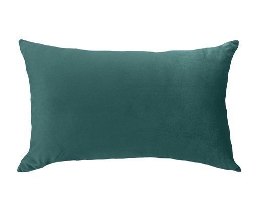 Almofada em Veludo Soft Liso Verde, Verde | WestwingNow