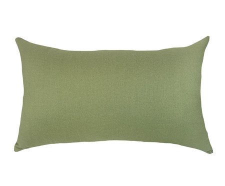 Almofada em Linho Lisa Verde | Westwing