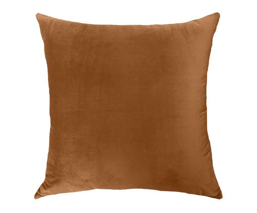 Almofada em Veludo Soft Liso Terracota I, Natural | WestwingNow