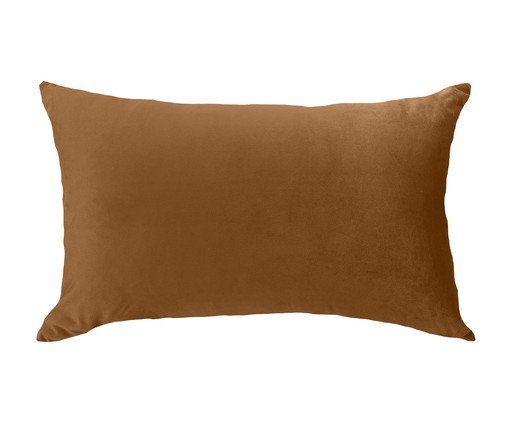 Almofada em Veludo Soft Liso Terracota, Natural | WestwingNow