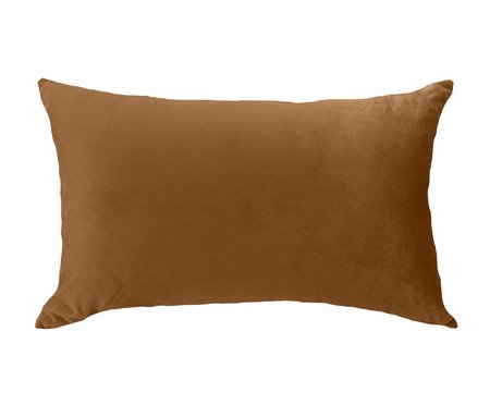 Almofada em Veludo Soft Liso Terracota | Westwing