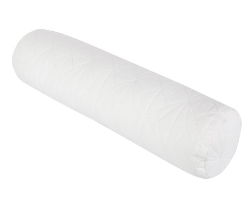 Protetor para Berço Rolinho  Matê Branco - 46 x 12 cm, BRANCO | WestwingNow