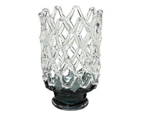 Vaso Erlian Transparente e Preto | Westwing
