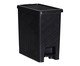 Lixeira com Pedal Linea Preta, Branco | WestwingNow