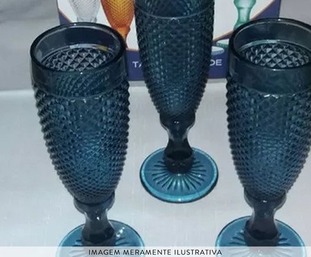 Taça Bico de Jaca Azul | Westwing