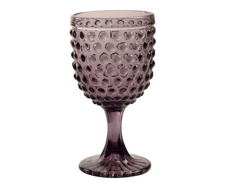 Taça para Vinho Hobnail Lilac | Westwing