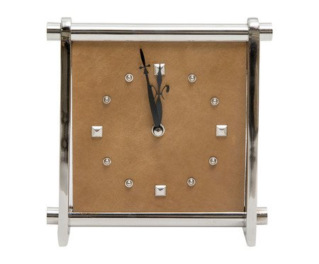 Relógio em Couro Simple Manor Marrom Claro | Westwing