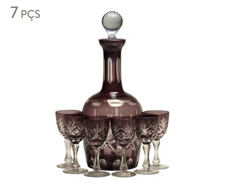 Licoreira Grapefruit com Taças | Westwing