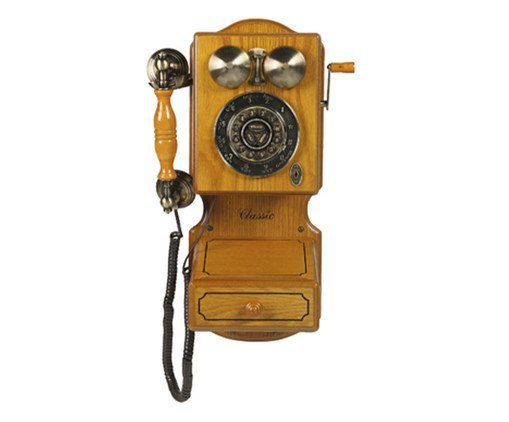 Telefone Classic Bell Amarelo, Amarelo | WestwingNow