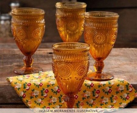Taça para Vinho Jewelry Âmbar | Westwing