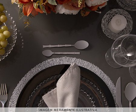 Faqueiro Bambu Elegant Champanhe | Westwing