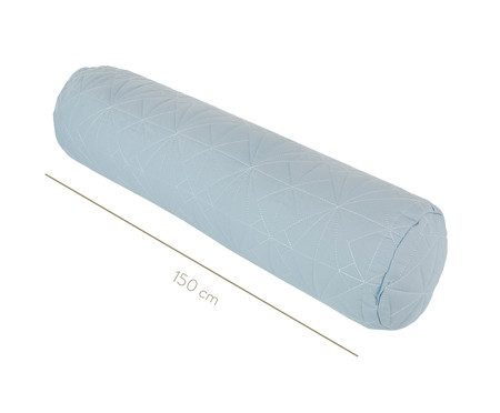 Protetor para Berço Rolinho Matê Azul - 130 x 12 cm | WestwingNow