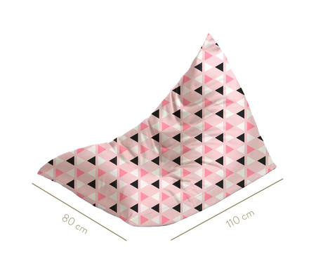Pufe Triângulo - Rosa | WestwingNow