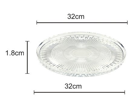 Prato para Servir em Cristal Queen | Westwing