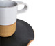 Jogo de Xícaras e Pires para Café em Argila Cone - 04 Pessoas, Multicolorido | WestwingNow