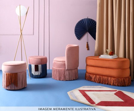 Banco Franja Composta - Vinho | Westwing