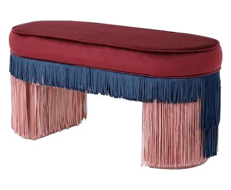 Banco Franja Composta - Vinho | Westwing