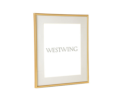 Porta Retrato Ancara Dourado, Dourado | WestwingNow