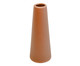 Vaso em Porcelana Cone Marrom, Natural | WestwingNow