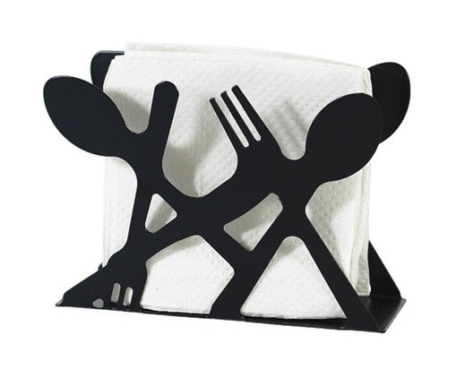 Porta Guardanapo Gourmet Preto, Natural | WestwingNow