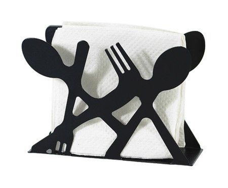 Porta Guardanapo Gourmet Preto | Westwing