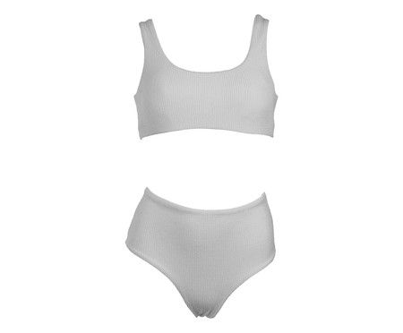 Biquíni Hot Fit Beach Tennis Play Branco