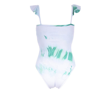 Body Banana Rosa Babados Afrodite Verde e Branco | WestwingNow